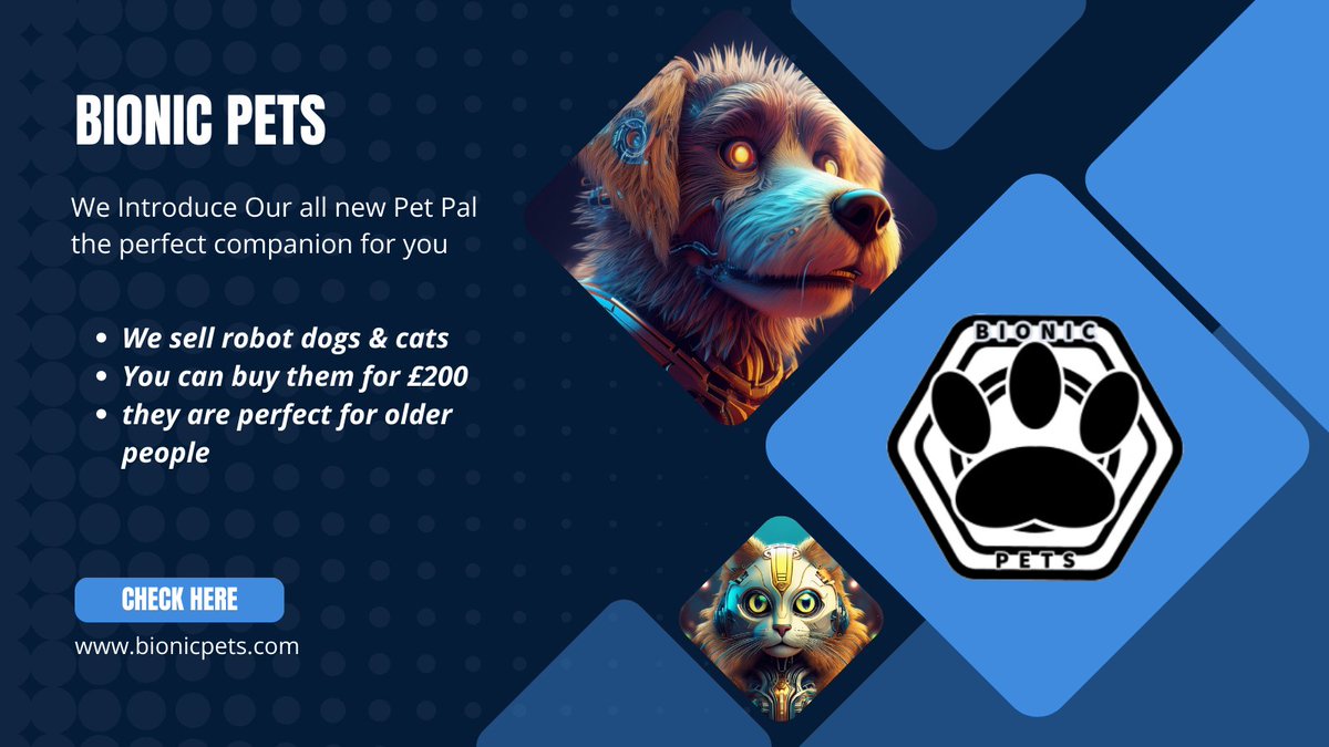 Bionic Pets (@bionicpets) on Twitter photo 