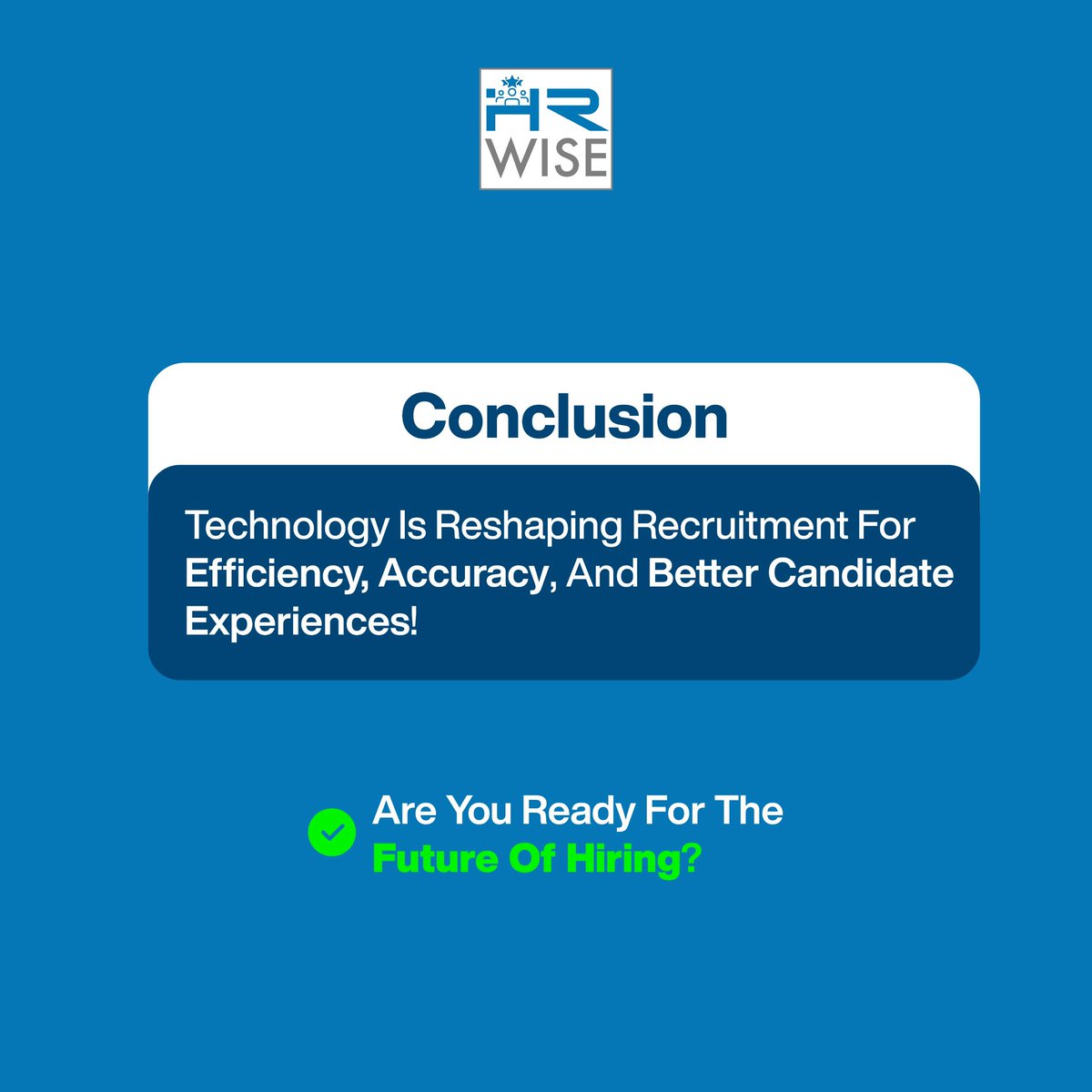 HRWiseIn's tweet image. 🤖 Technology Meets Recruitment 💻
The role of AI and tech tools in recruitment is transforming how companies find the best talent. Are you ready to stay ahead of the curve?

🔗 Dive into the latest trends in hiring now!

#HRWise #TechForRecruiters #DigitalTransformation #Recruit