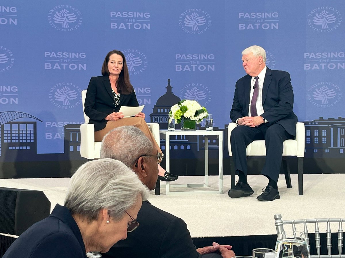 CurtisSChin's tweet image. #USA 🇺🇸 #DC @USIP #PassingTheBaton

Always enlightening. A delight to be back in Washington at the U.S. Institute of Peace. 

“#Diplomacy &amp;amp; #development are game changers,” says Admiral Gary Roughead (Ret.). So too is #dialogue, he notes. Indeed.

x.com/usip/status/18…
#USIP