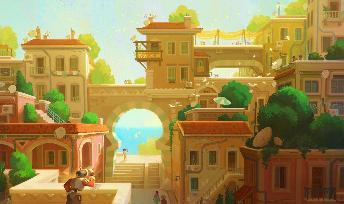 _vykim's tweet image. Hey #PortfolioDay! I'm Vy-Kim, a concept artist with a focus on colorful environment and worldbuilding 🍡