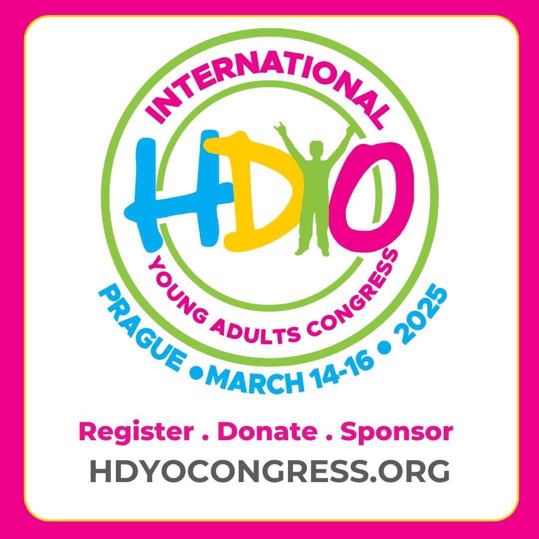 HDYOFeed's tweet photo. Registration deadline for HDYO Congress!
The HDYO International Young Adult Congress is just 2 months around the corner! Don't forget, registration for this event ends on March 1. Sign up at https://t.co/TbTMBMbiQa.
#hdyo #hdyocongress #letstalkabouthd #hope @EHDN_News https://t.co/7Z2n27qQcT