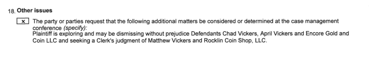 ShamooYT's tweet photo. Matthew Vickers 120k Lawsuit &amp; Elder Abuse Update 12/31/24 

-Other involved Vickers family look to dismiss their case involvement to seek judgement SOLEY onto Matthew.
-Vickers served but never appeared for any proceedings
-Default Judgement has been entered against him. https://t.co/YcbNAS0nTM