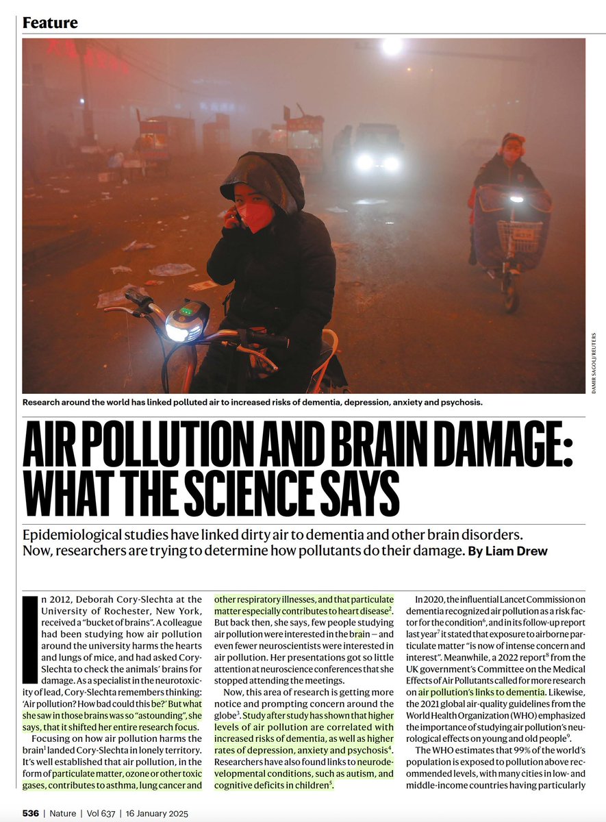 virajjs's tweet photo. Pollution problems !! 
Latest Nature Journal Article 
Air Pollution &amp; Brain Damage !!

#RMCPlantsGovandi https://t.co/yXsZnm1J8r