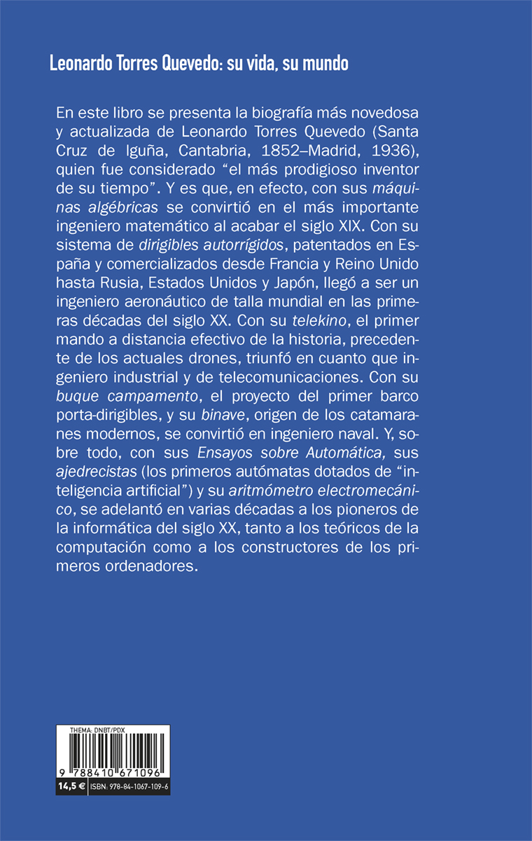 Libros Catarata (@cataratalibros) on Twitter photo 'Leonardo Torres Quevedo: su vida, su mundo', de Francisco A. González Redondo <a href="/faglezr1/">Francisco A. González Redondo</a>. #ColecciónFísicayCienciaParaTodos en coedición con <a href="/RSEF_ESP/">RSEF</a> y <a href="/FundacionAreces/">FundaciónRamónAreces</a> #Novedad catarata.org/libro/leonardo… 'Leonardo Torres Quevedo: su vida, su mundo', de Francisco A. González Redondo <a href="/faglezr1/">Francisco A. González Redondo</a>. #ColecciónFísicayCienciaParaTodos en coedición con <a href="/RSEF_ESP/">RSEF</a> y <a href="/FundacionAreces/">FundaciónRamónAreces</a> #Novedad catarata.org/libro/leonardo…