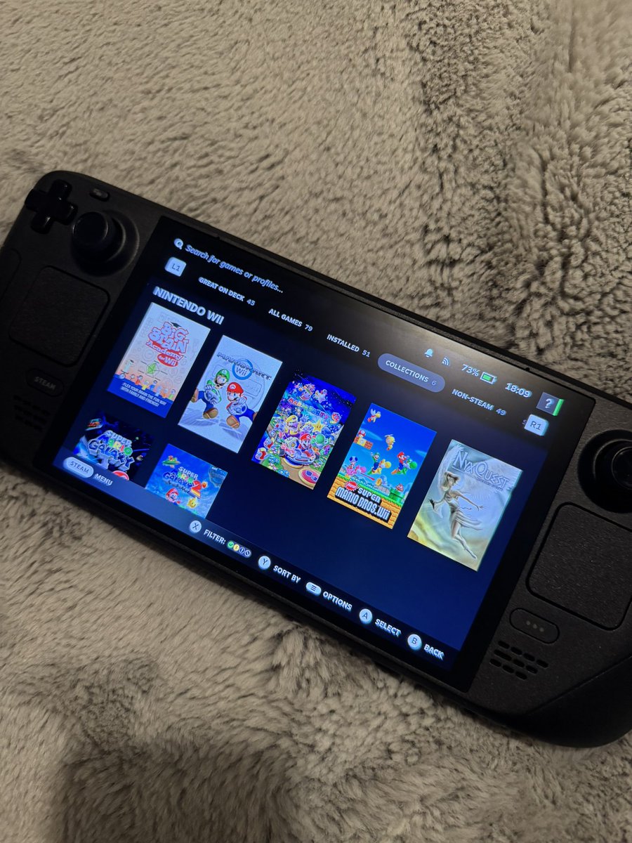JPEGuin's tweet image. Reason 3628292 why the Steam Deck is the best console
(Disclaimer: I already own these games on their respective consoles)