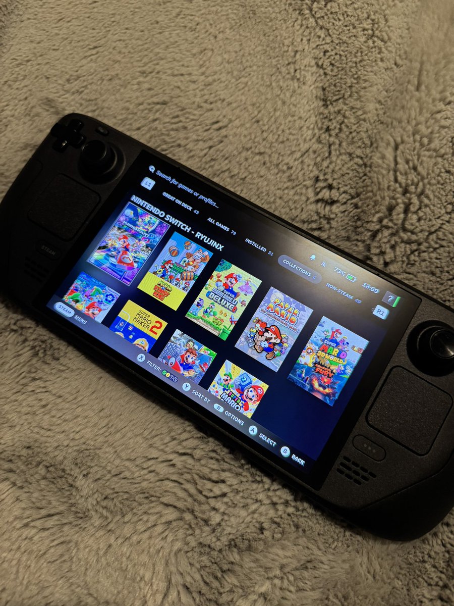 JPEGuin's tweet image. Reason 3628292 why the Steam Deck is the best console
(Disclaimer: I already own these games on their respective consoles)