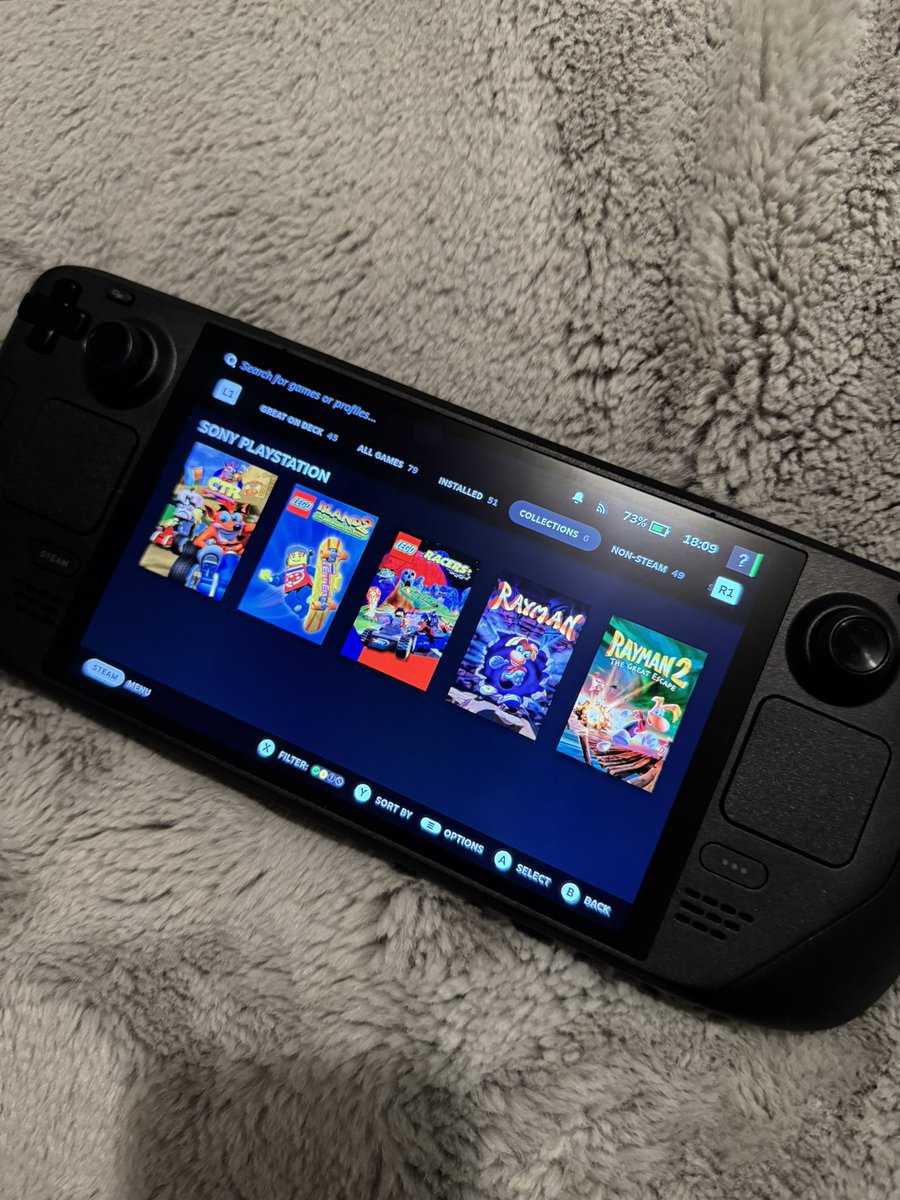 JPEGuin's tweet image. Reason 3628292 why the Steam Deck is the best console
(Disclaimer: I already own these games on their respective consoles)