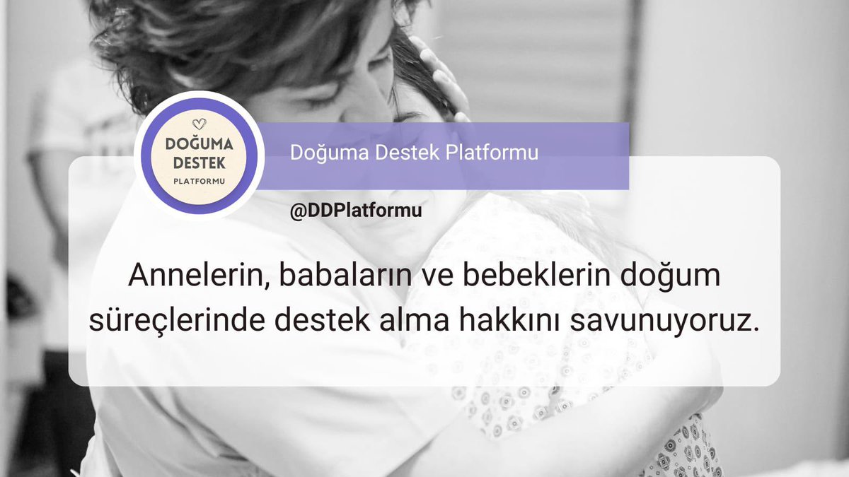 hacerilli's tweet photo. @EmineErdogan Kadınların doğumda destek almasını engellemek, aile yapısını zedeler.

#doğumadestek #dogumadestek 
@DDPlatformu  
@_cevdetyilmaz
@saglikbakanligi  
@emineerdogan
@drmemisoglu
@mahinurozdemir
@suayipbirinci
@dr_matak https://t.co/OdTQoFBxKc