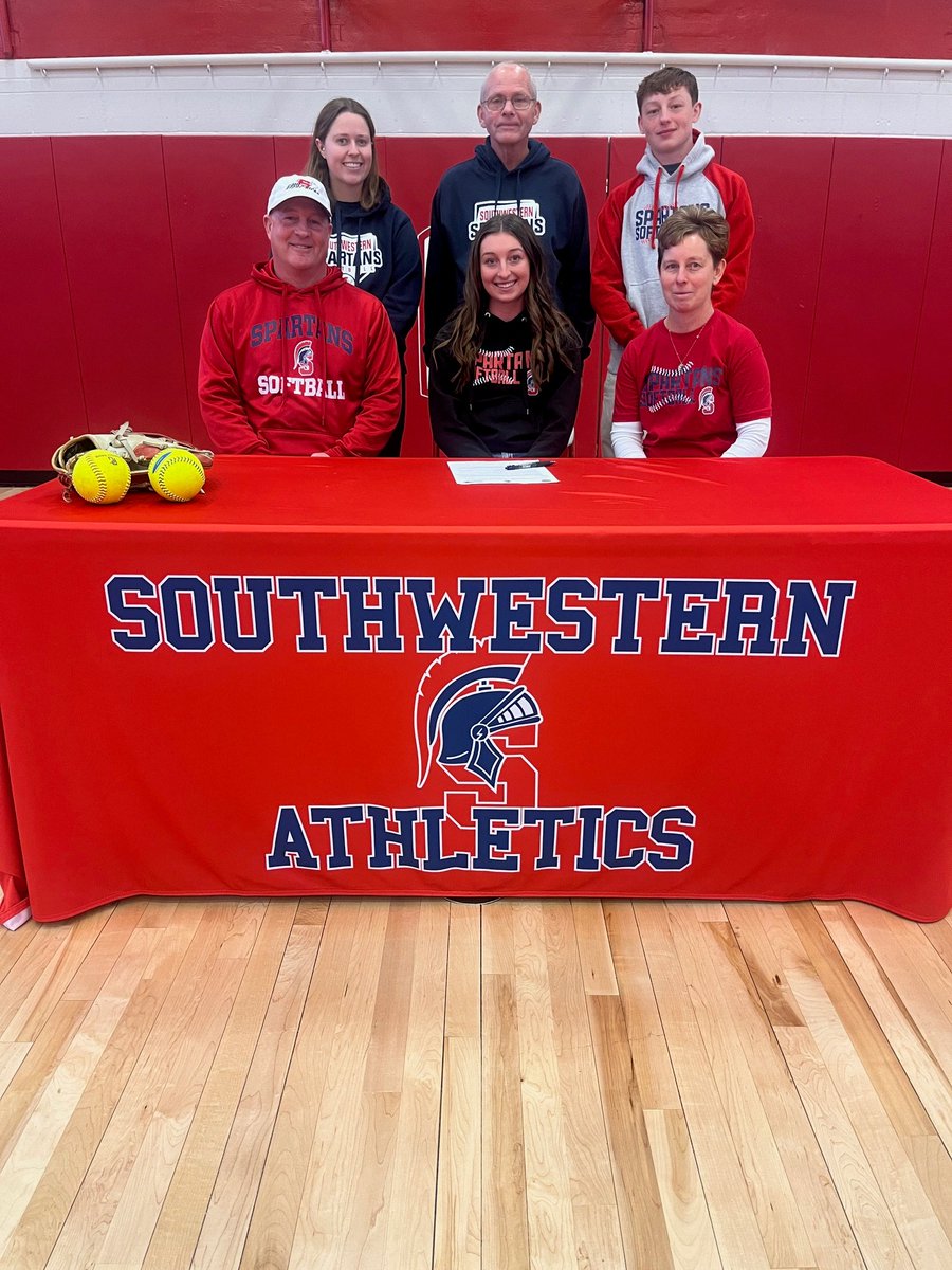 COfRed2's tweet photo. Congratulations to Sydney Cain, who signed a letter of intent to continue her education and softball career at SWICC in Creston. The Spartans are getting a great player and great kid! https://t.co/yOoUcUHa5b