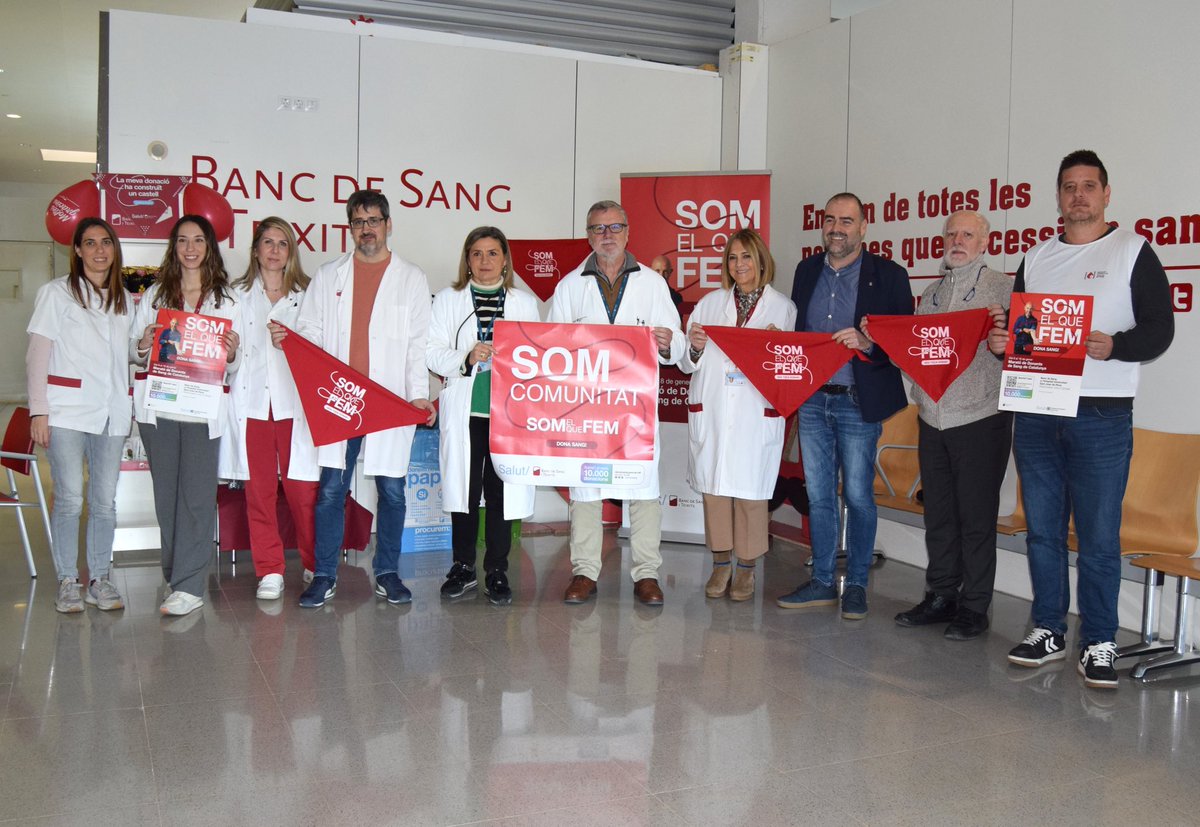 HospitalReus's tweet photo. Un any més l’@HospitalReus s’afegeix🩸 a la #MaratoDonantsCAT per tal d’aconseguir remuntar les donacions i restablir les reserves de sang que s’han vist afectades per les festes de Nadal. 

🔗 https://t.co/ALXQ6DFnlb

🔗 https://t.co/4rZl22GInf

❤️ Vine a @donarsang https://t.co/NgOtc4QoHm