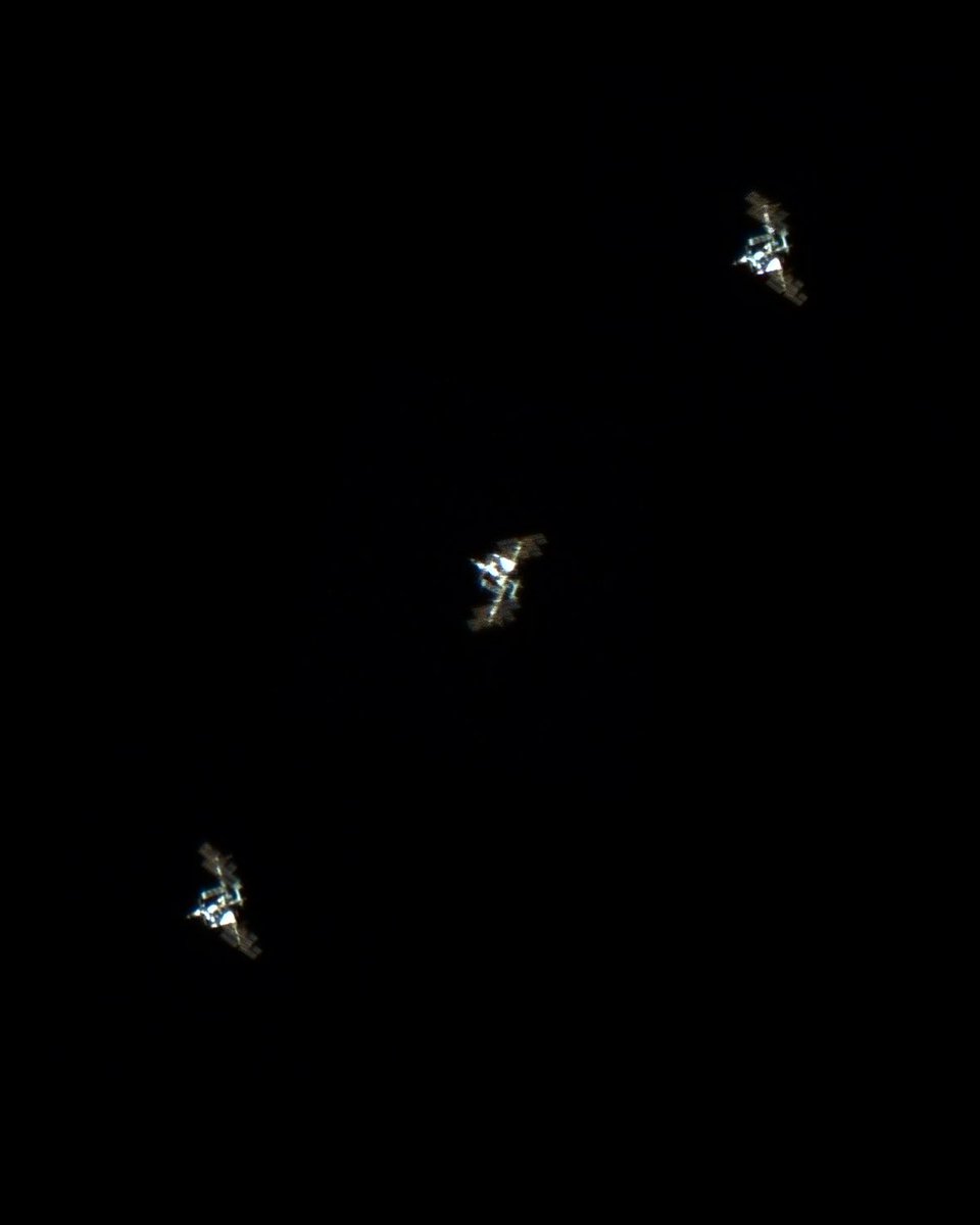 Finally my 3rd try was a charm.
I captured clear ISS today and you can resolve the solar panel.