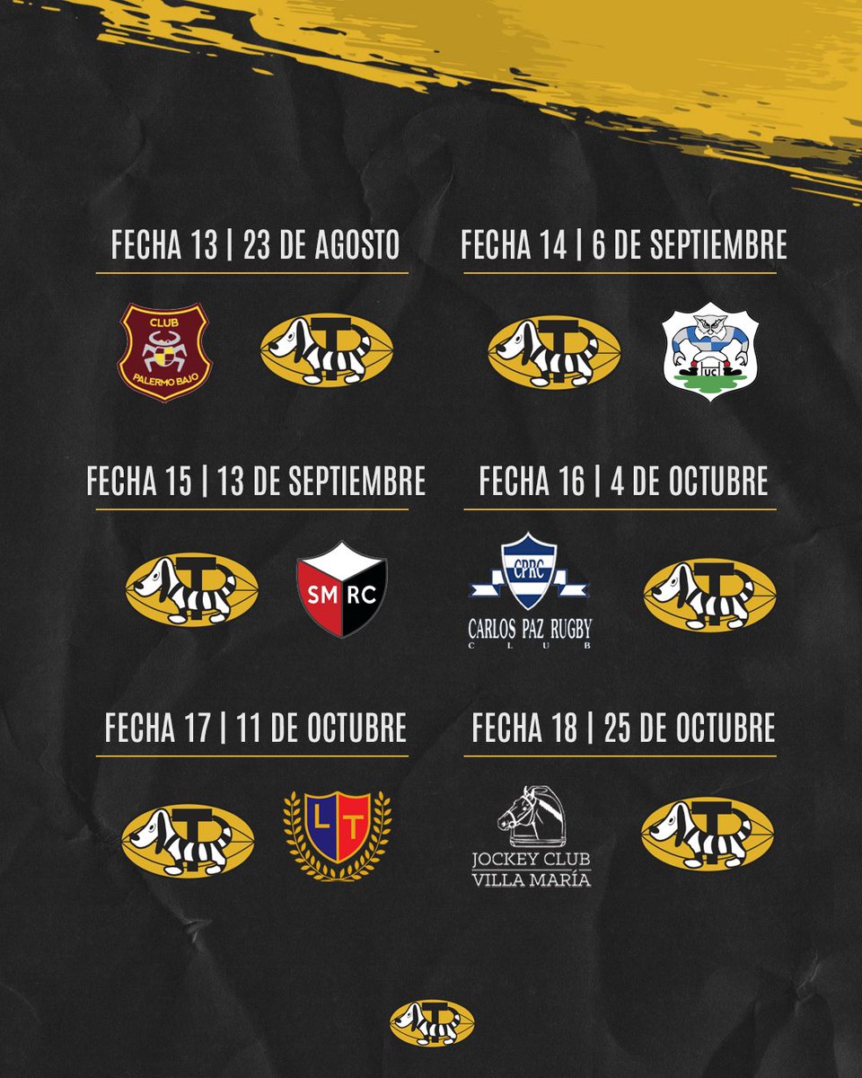 📆🔜 𝙏𝙀𝙉𝙀𝙈𝙊𝙎 𝙁𝙄𝙓𝙏𝙐𝙍𝙀. 𝙎𝙀 𝙍𝙀𝙉𝙐𝙀𝙑𝘼 𝙇𝘼 𝙄𝙇𝙐𝙎𝙄𝙊𝙉 🖤🤍🖤

✅ La <a href="/UCRugby_Oficial/">UnionCordobesaRugby</a> confirmó el fixture para el Torneo Top 10 "A" 2025 y acá les dejamos los partidos que tendrá por delante nuestra Primera División en un año que arranca con las expectativas