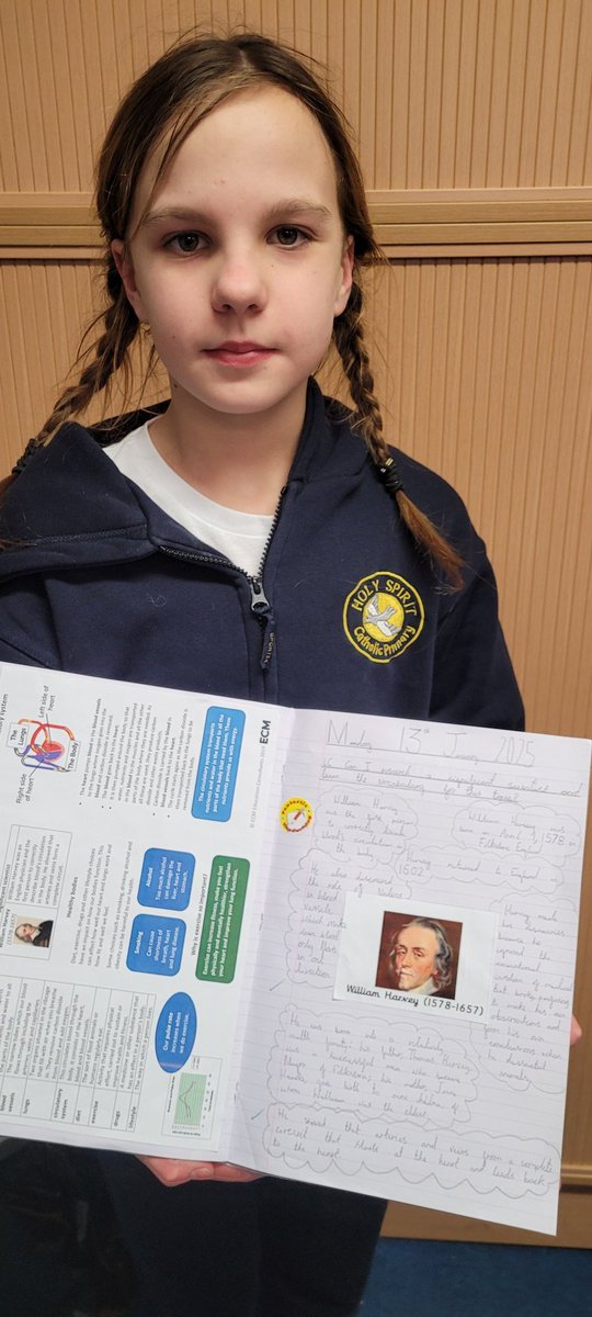 HolySpiritWA9's tweet photo. Look at all of our #Year6 Superstar Writers! We were writing about our significant scientist, William Harvey. The children are trying super hard with their handwriting and presentation.
#year6science #handwriting https://t.co/FA42CwA1cz