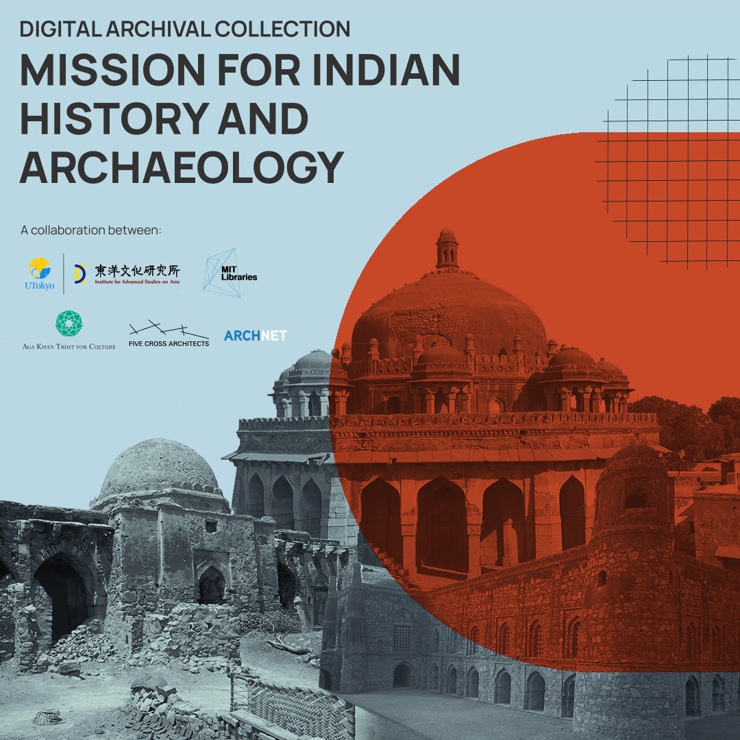 archnet's tweet photo. We are thrilled to announce a collaboration between the University of Tokyo, Aga Khan Documentation Center, MIT Libraries, and Five Cross Architects to safeguard an endangered archival collection documenting 750 Indian Islamic monuments from the Delhi Sultanate era (1191–1526 CE) https://t.co/eWnAWHm4b5