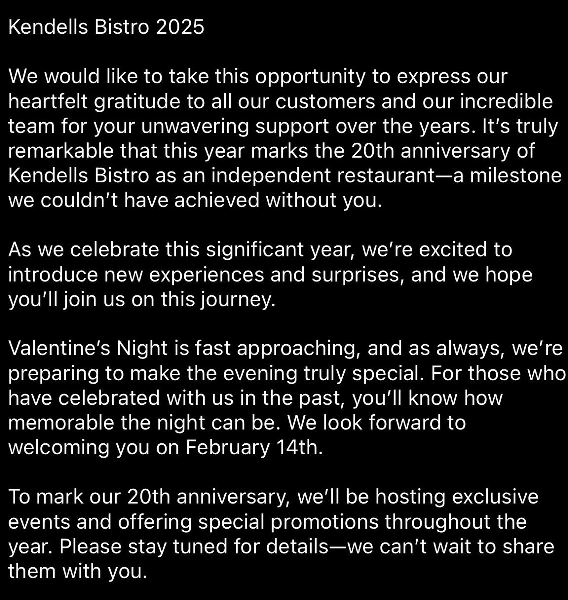 Kendells Bistro tweet media