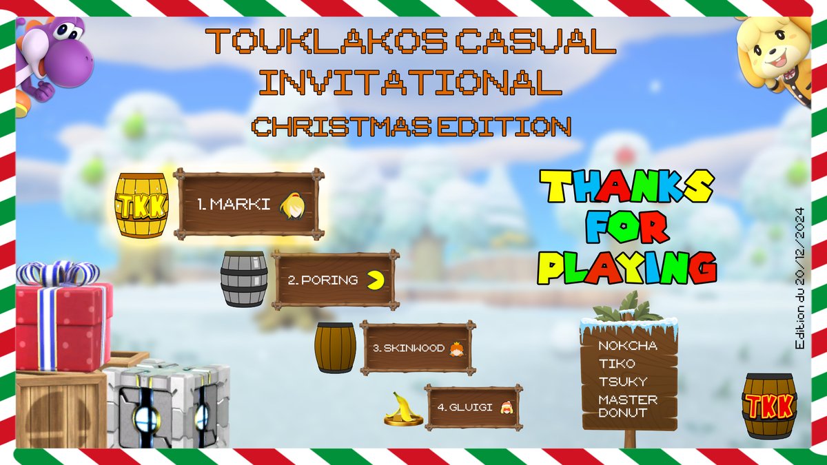 💗UN GROS REMERCIEMENT AUX PARTICIPANTS DE CETTE EDITION :
<a href="/BLZ_SkinWood/">BLZ | SkinWood</a> <a href="/justNokcha/">Nokcha</a> <a href="/tsukYssb/">BLZ | tsukY</a> <a href="/ssbMasterDonuts/">MasterDonuts</a> <a href="/GluigiRB/">R-B | Gluigi</a> <a href="/TikoPK/">LHES | Tiko</a> <a href="/Cbvporing/">TLSE | CeBonVieuxPoring!</a> 

🥇Félicitations à <a href="/Marki_UwU/">SLMD | Marki</a> pour la victoire !