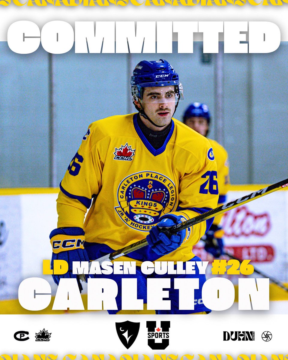 COMMITMENT!

We are proud to announce the commitment of ‘04 D Masen Culley (from Ashton, ON) to the Carleton Ravens for the 2025-26 season.

Congrats, Mase!

🔵🟡🔵
#CPC #EarnedNotGiven