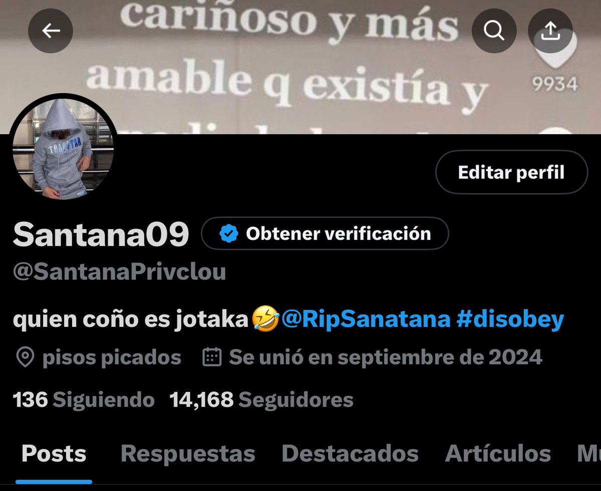 RipSantana_'s tweet photo. El fin de una era.

Yo era este de aquí pero me acaban de banear, rip 14k

Dar fav y rt para que regresen mis mutis y os doy follow ♻️ https://t.co/1WDdZAbw8N