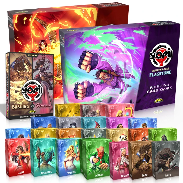 SirlinGames's tweet photo. Our @gamefound campaign for #Yomi2 is live and almost funded in the first 12 hrs!

It's a cerebral card battler that emulates old-school arcade fighting games like Street Fighter.

Check out our campaign at the link below!
https://t.co/btr33QRvbe

#indiedev #boardgames #gaming https://t.co/JW1JYpyiKp