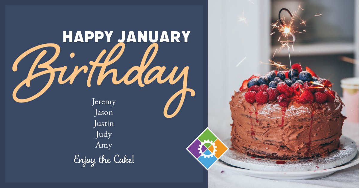 Lakeco's tweet photo. Let's give a shout-out to Jeremy D., Jason B., Justin H., Judy B., and Amy P. as they celebrate their birthdays this January! Join in the celebration and make their day extra special. 🎉 https://t.co/tlKn4UXGRW