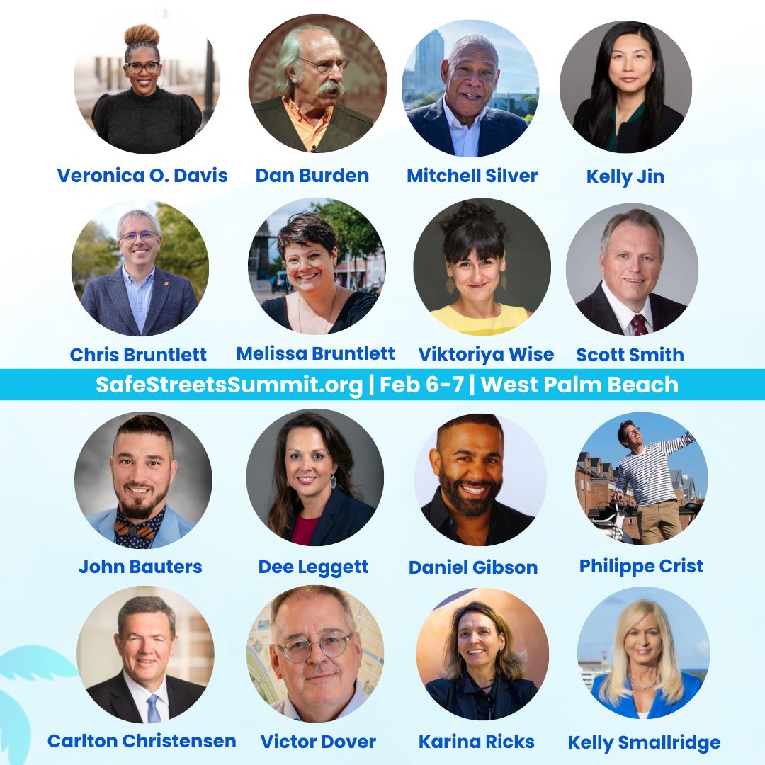 Palm Beach TPA (@palmbeachtpa) on Twitter photo There’s just one week left to register for the 2025 Safe Streets Summit in West Palm Beach, on February 6 & 7! Don’t miss the opportunity to hear from a diverse lineup of experts who will lead insightful sessions.
Register by January 20 at SafeStreetsSummit.org There’s just one week left to register for the 2025 Safe Streets Summit in West Palm Beach, on February 6 & 7! Don’t miss the opportunity to hear from a diverse lineup of experts who will lead insightful sessions.
Register by January 20 at SafeStreetsSummit.org