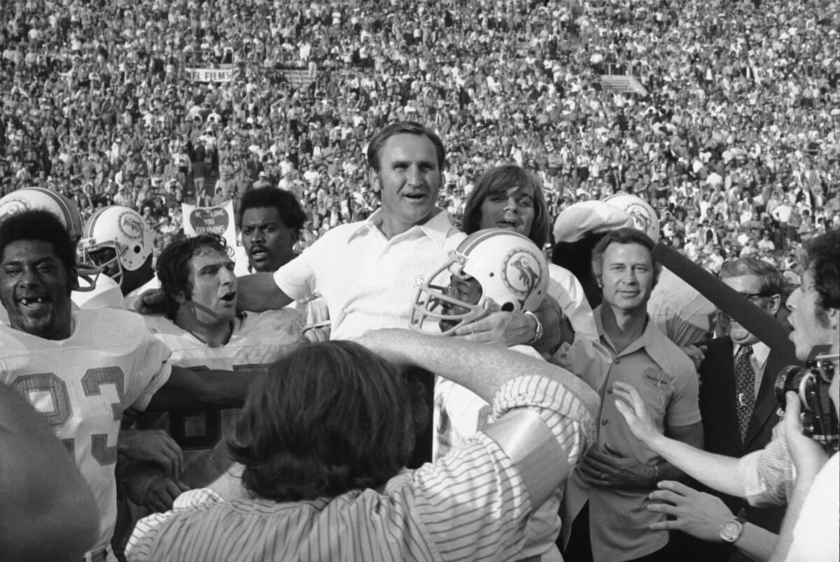 Today in 1973, the Miami Dolphins made history, securing a 14-7 win over the Redskins in Super Bowl VII to complete the ONLY perfect season in NFL history going 17-0.

Fun fact: The team trained right here at St. Thomas University (Biscayne College), where greatness was built. 🐬