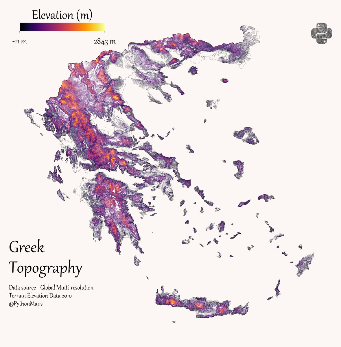 Python Maps tweet media