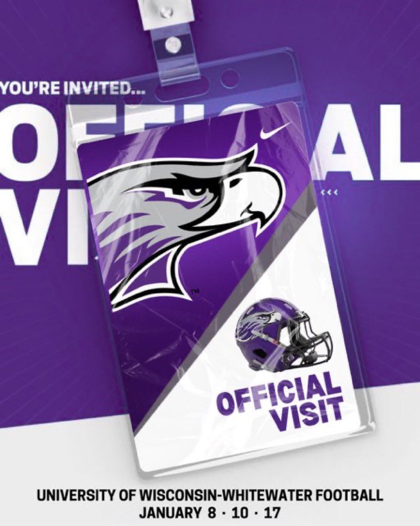 Thank you <a href="/CoachBSmithback/">Blake Smithback</a> and <a href="/WarhawkFootball/">Warhawk Football</a> for the official visit invite. Can’t wait to get on campus! 
<a href="/MJ_NFLDraft/">Mark Johnson</a> 
<a href="/PrepRedzoneWI/">Prep Redzone Wisconsin</a>