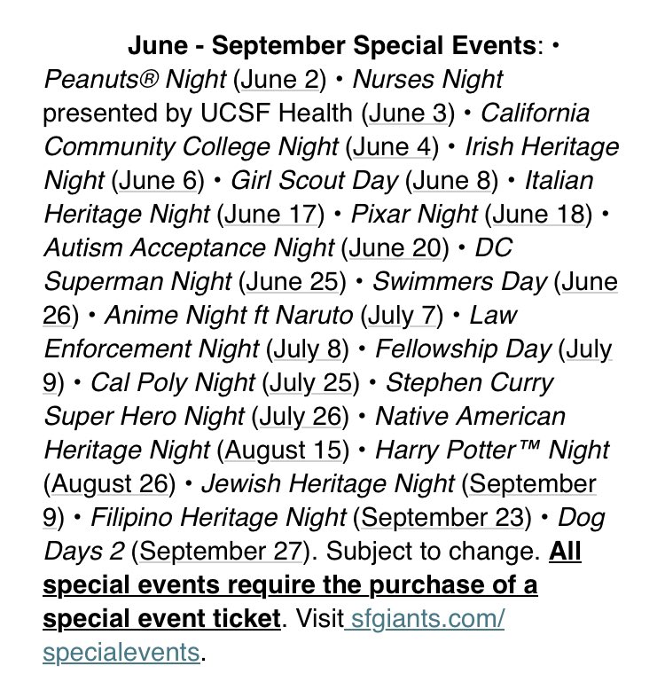 susanslusser's tweet photo. Also special event nights: https://t.co/oA3799fFPv