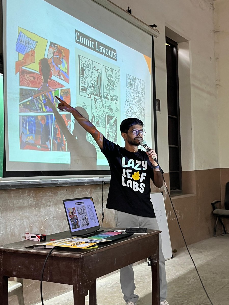 Harshini J Anand (@neurotrino) on Twitter photo This year we leveled up with <a href="/lazyleaflabs/">Lazy Leaf Labs</a> hosting a workshop on science communication through comics - because science hits differently when it comes with doodles! This year we leveled up with <a href="/lazyleaflabs/">Lazy Leaf Labs</a> hosting a workshop on science communication through comics - because science hits differently when it comes with doodles!