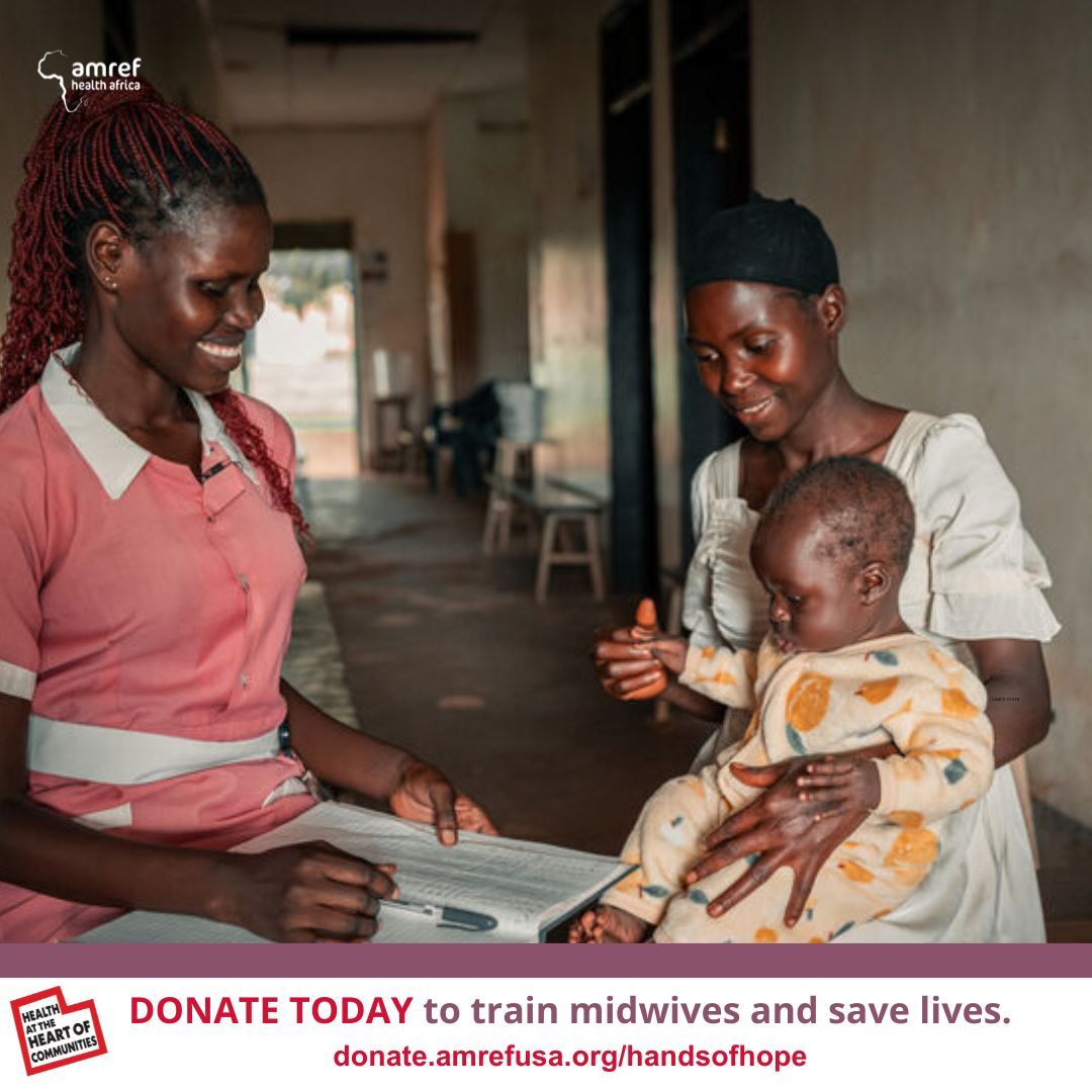 Midwives do more than deliver babies — they build trust. Achan, a midwifery student in South Sudan, gained the skills through Amref training to deliver her first baby and continued to support the mother, Susan, beyond the ward. 👉 Read more: bit.ly/4gENHUr #HandsOfHope