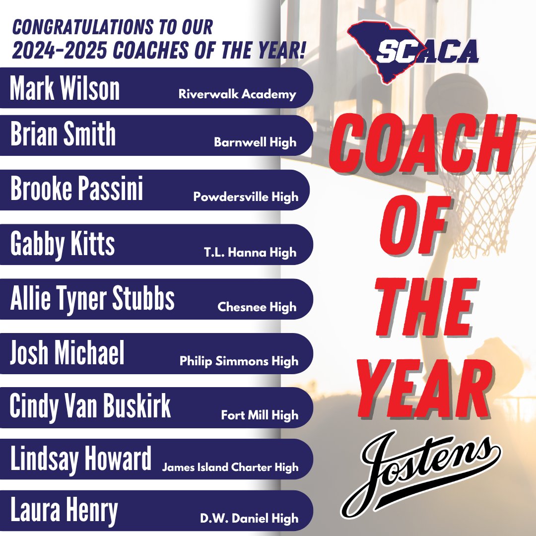 Congratulations to our 2024-2025 Coaches of the Year! 🏆Your hard work and dedication shine through! 🌟