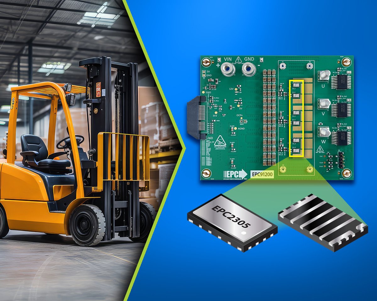 PwrElectronics's tweet image. EPC Announces a Fully Configured #MotorDrive #Inverter #ReferenceDesign for #Industrial and #Battery Powered Applications #GaN powerelectronicsnews.com/epc-announces-…