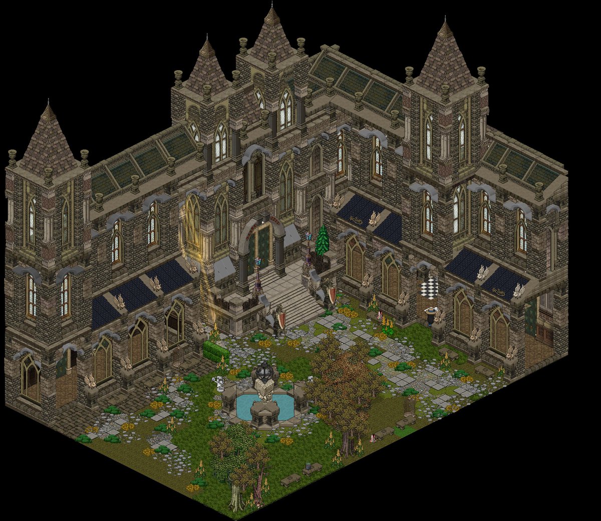 Hogwarts, Transfiguration Courtyard

#habbo #habbobuild #pixelart #hogwartslegacy #harrpotter