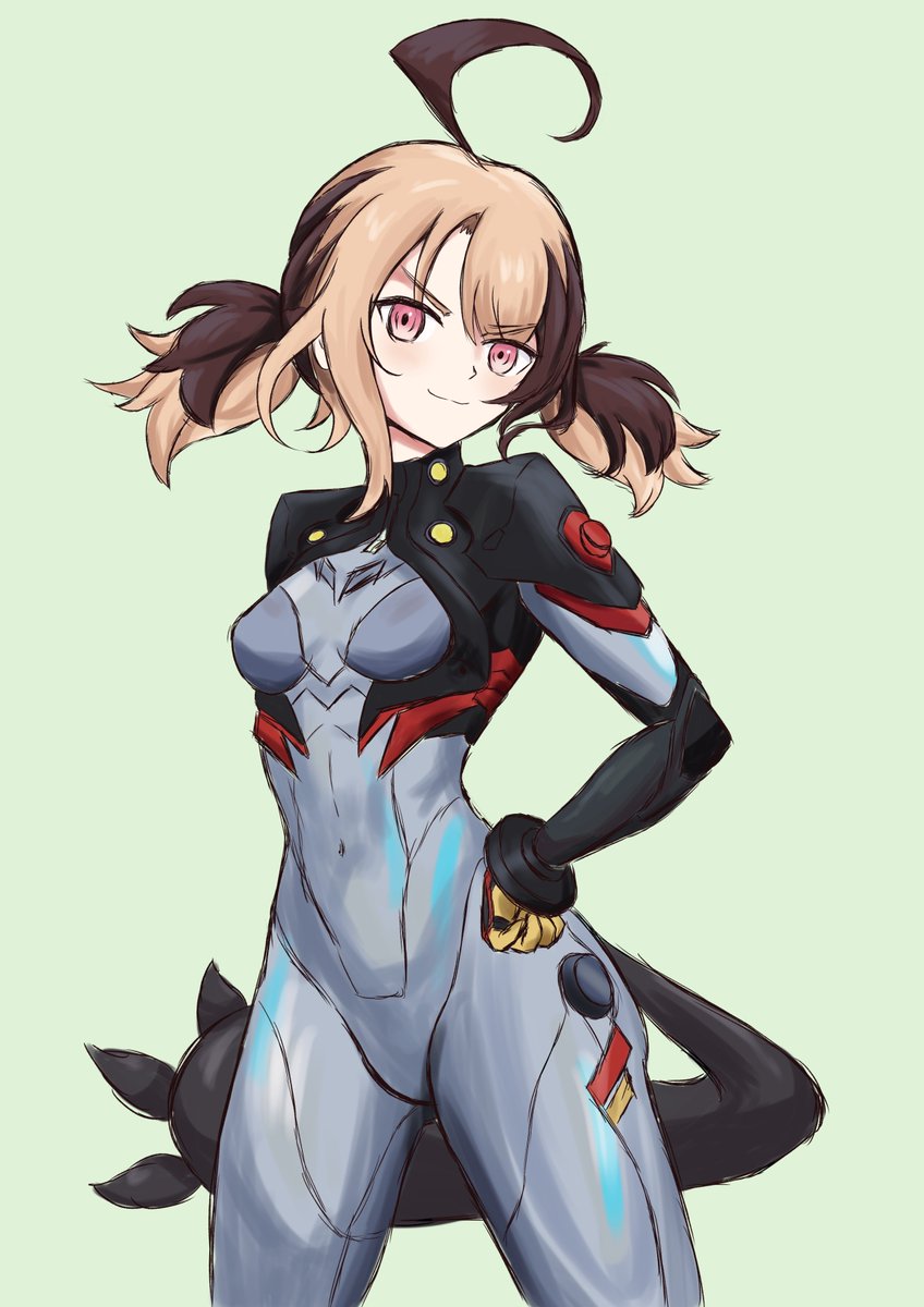 Gigi wearing Peni Parker's plugsuit. #rkggk