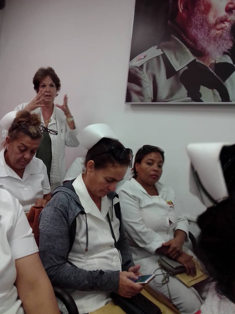 #CubaViveYTrabaja 
Se realizó balance anual de salud en el Policlínico Luis Agusto Turcios Lima