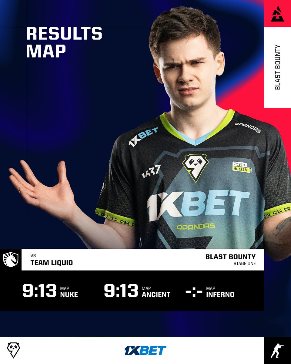 9Pandas Esports (@9pandasgg) on Twitter photo Unlucky, see ya later(
#fixnertz <a href="/TeamLiquidCS/">Team Liquid CS</a> <a href="/BLASTPremier/">BLAST Premier 💥</a> Unlucky, see ya later(
#fixnertz <a href="/TeamLiquidCS/">Team Liquid CS</a> <a href="/BLASTPremier/">BLAST Premier 💥</a>