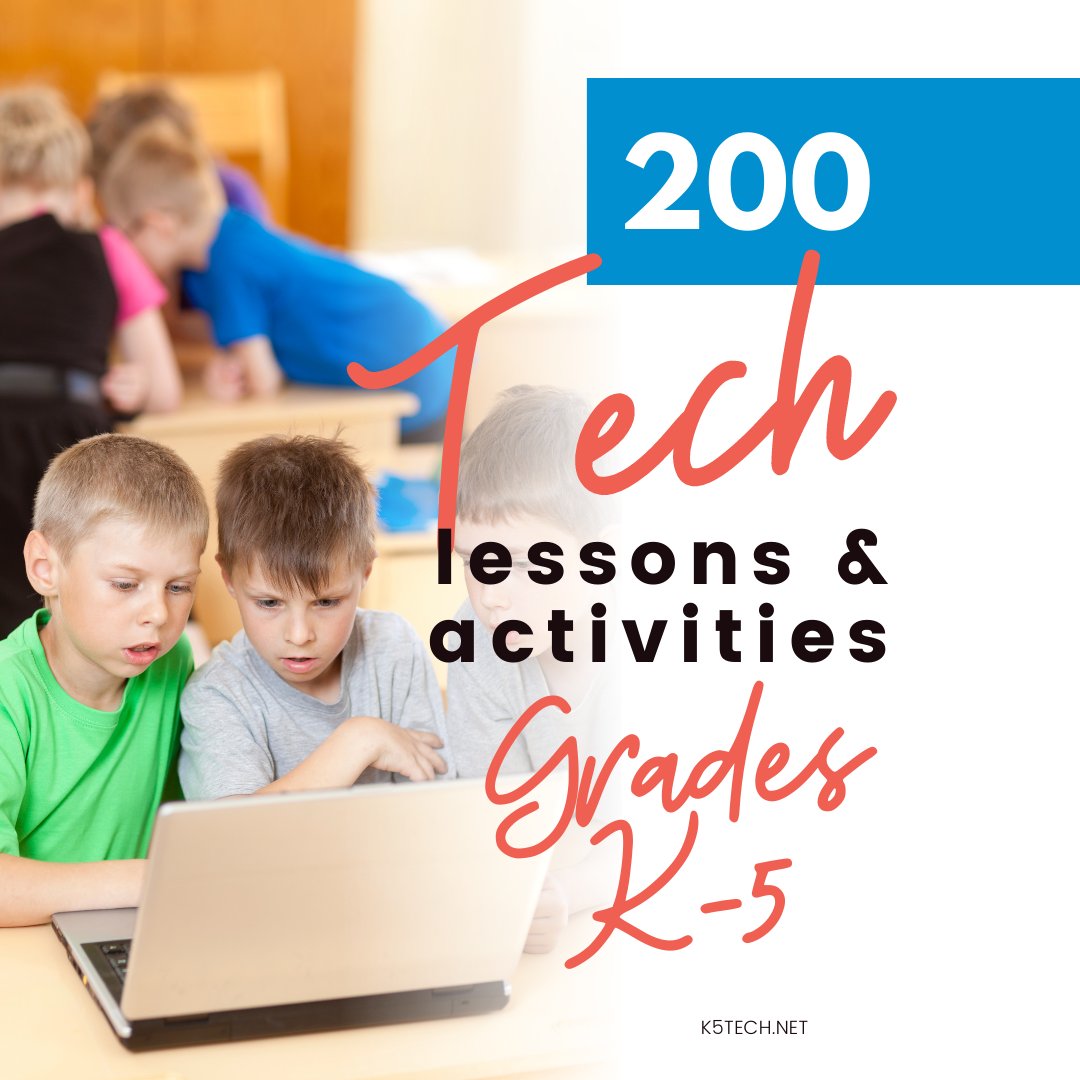BrittanyWTweets's tweet image. Elementary Technology Lessons at K5tech.net #iteachtech #computerlab #technologyteacher