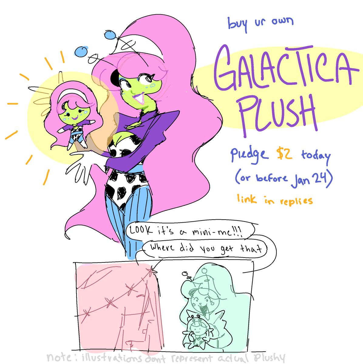 original Galactica plush campaign announcement!!!!!!!!
