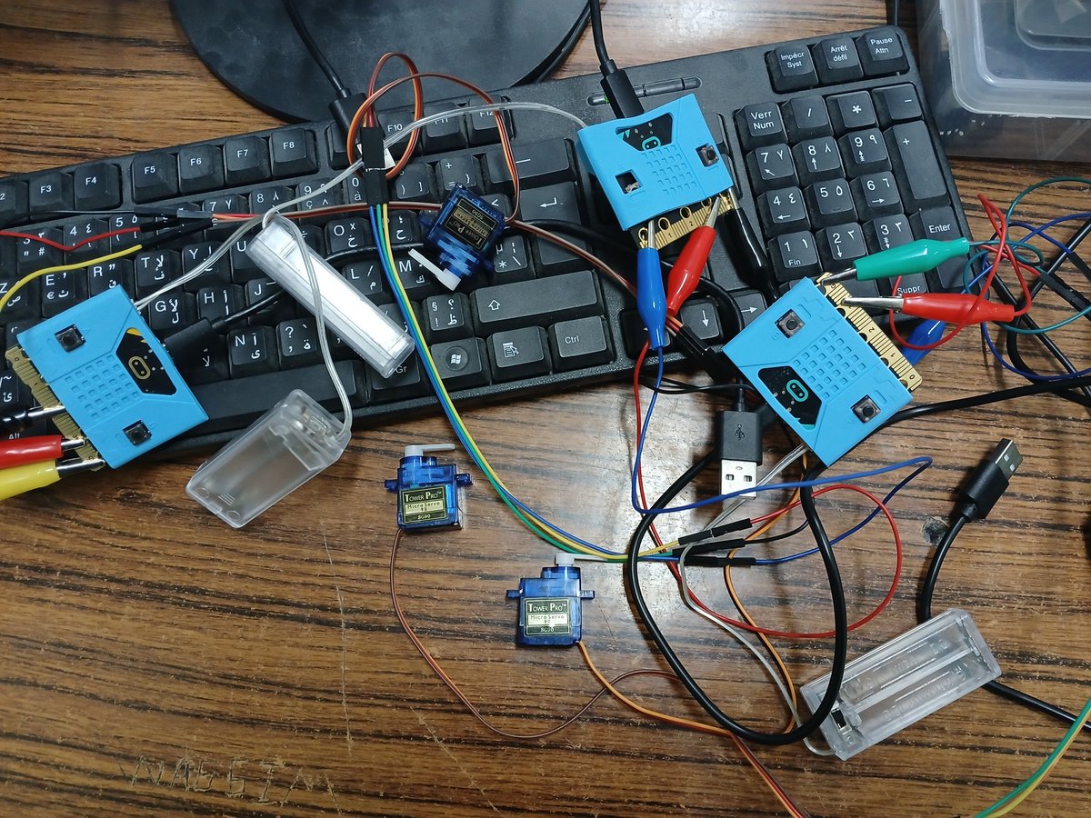 Mastouri Entyssar (@mentissar) on Twitter photo Guess what ?! We are preparing a project with Microbit.
<a href="/microbit_edu/">Micro:bit Educational Foundation</a> <a href="/MSMakeCode/">Microsoft MakeCode</a> Guess what ?! We are preparing a project with Microbit.
<a href="/microbit_edu/">Micro:bit Educational Foundation</a> <a href="/MSMakeCode/">Microsoft MakeCode</a>