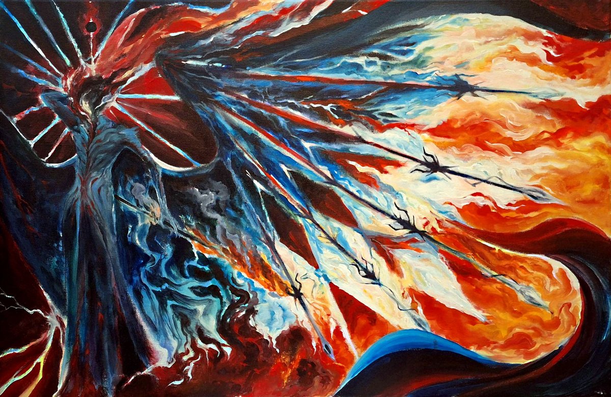 hey there #PortfolioDay 

I'm Aster, an Illustrator in TX fresh outta school and looking for work! I focus on fantasy figures and depicting them with movement and light, &amp; dabble in concept art as well!  

>biolumi.art
>biolumi.carrd.co
>asterartwork(@)gmail