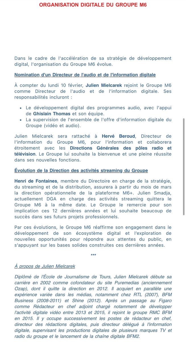 Julien Mielcarek tweet media