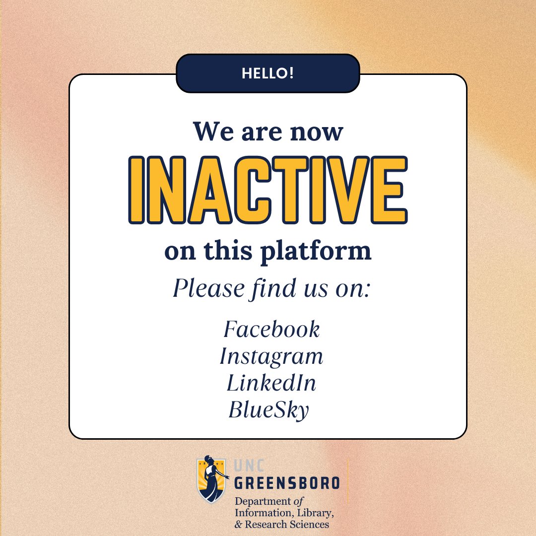 UNCG LIS tweet media