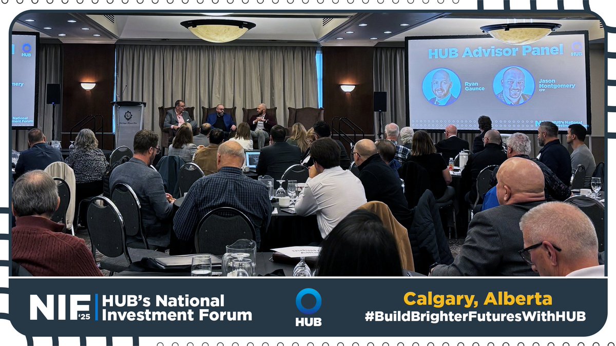 We had a great time hosting our National Investment Forum in Calgary, Alberta today! Thank you to Jason Montgomery and Ryan Gaunce for taking the stage during the Advisor Panel!  Be sure to register for a NIF near you at hubfinancial.com/nif
#BuildBrighterFuturesWithHUB