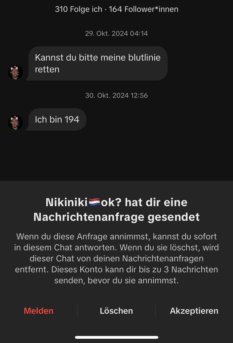 absurdiismm's tweet photo. Typen in meinen dms sind so cringe https://t.co/HcU5X2L4hU