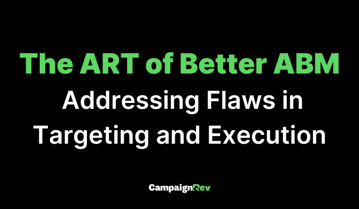 CampaignRevHQ's tweet image. Struggling with account-based marketing?🚩
Common ABM mistakes like misaligned teams, poor targeting, or weak personalization can hinder your success.
Learn actionable fixes to boost your ABM program in our latest blog: tinyurl.com/529n9d6t
#ABM #B2B #MarketingTips #saas