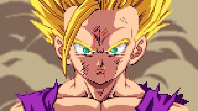 Gokuspriter888's tweet photo. Teen Gohan Ssj2 pixel art! https://t.co/23tPMQNcJ8