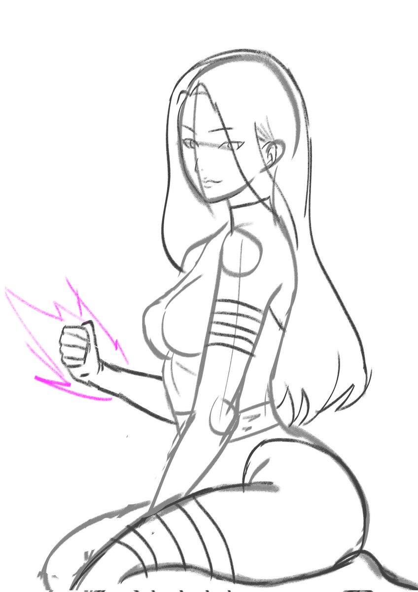 Been playing a ton of Marvel Rivals so wanted to sketch some Psylocke! Will be done in a few days

#MarvelRivals