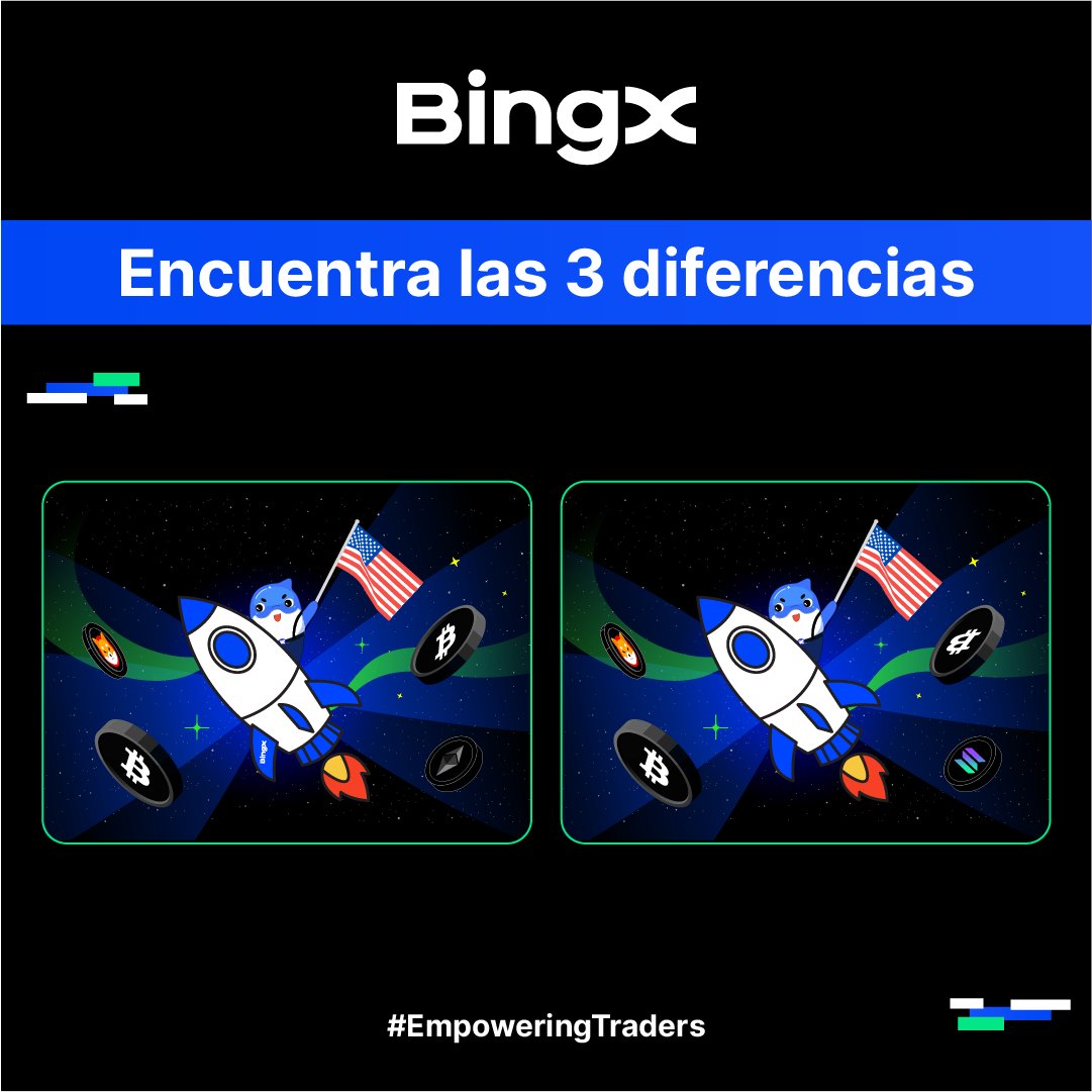 🎉 ¡Es martes de sorteo!
🎁 5 bonos de #Trading de 30 #USDT.
👉 Seguirnos + Repost.
👉 Comenta tu respuesta.
🍀 Termina el jueves a medianoche.
🔥 Únete a #BingX y recibe 30% de reembolso en tarifas de por vida.
👉 bit.ly/promobingx