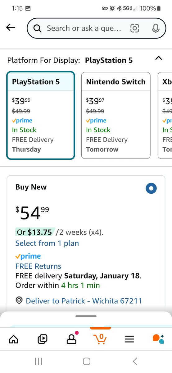 PatrickMarks91's tweet photo. What kind of bait and switch is this @amazon? Listed at $39.99 and then when clicking on them the price is different by a significant amount. https://t.co/EPwmOmUsb0